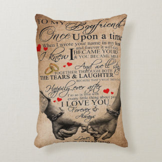Love Quote voor Boyvriend | Lovely Quottes Gift Accent Kussen