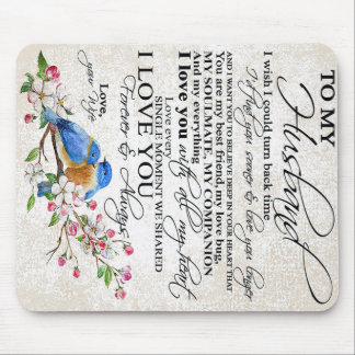 Love Quote voor Husband | Cute Decor Muismat