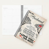Love Quote voor Husband Gift Idea, Husband Birthda Planner (Display)