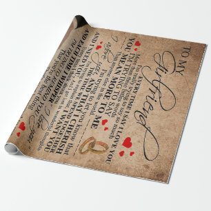 Love Quote voor Vriendin Cute Decor Cft Cadeaupapier