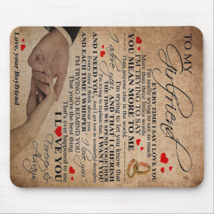 Love Quote voor Vriendin Cute Decor Cft Muismat