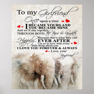 Love Quote voor Vriendin   Cute Decor Cft Poster