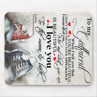 Love Quote voor Vriendin | Lovely Couple Cadeau Muismat