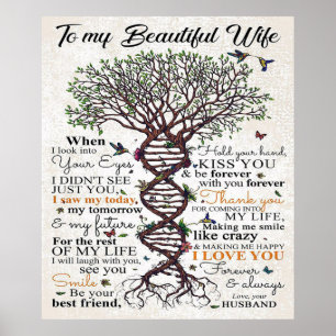 Love Quote voor Wife Home Decor Cft Poster
