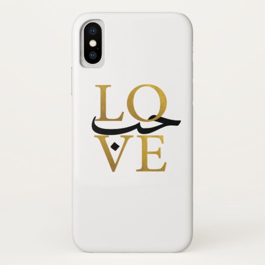 Love Quote w/ Arabic. Case-Mate iPhone Case (Achterkant)