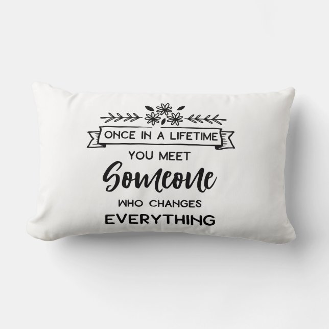 Love Quote Wedding Verloving MRS. Bride Gift Kussen (Voorkant)