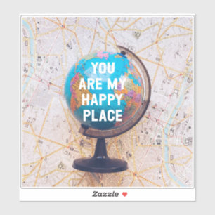 Love Quote Wereldbol Sticker