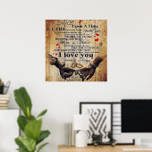 Love Quotes To My Husband, Home Decor Poster (Thuiskantoor)