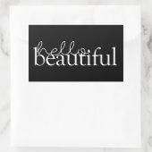 Love Quottes IV Rechthoekige Sticker (Tas)