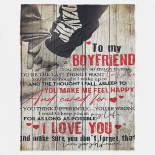 Love Quottes to Husband Brief van mijn echtgenoo Fleece Deken
