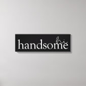 Love Quottes V Canvas Afdruk (Voorkant)