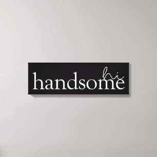 Love Quottes V Canvas Afdruk