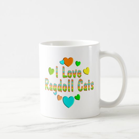 Love Ragdoll Cats Koffiemok (Rechts)