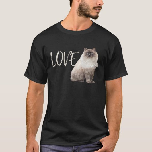 Love Ragdolls  Cat Owner T-shirt (Voorkant)