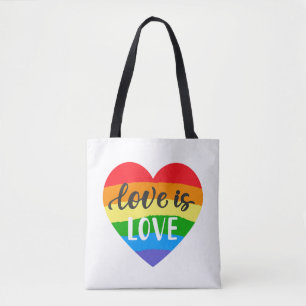 Love Rainbow Heart Draagtas
