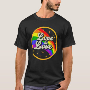 Love Rainbow LGBT Lesbian Gay Bisexual Pri T-shirt