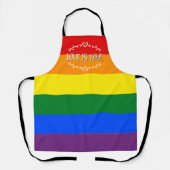 Love Rainbow LGBTQ Pride Schort (Voorkant)