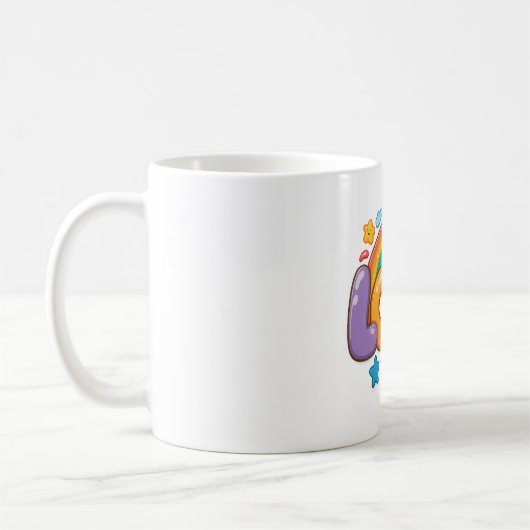 🌈💖 “LOVE” Rainbow Mug ☕✨ (Gauche)