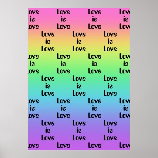 Love Rainbow Poster (Voorkant)