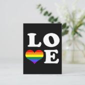 Love Rainbow Pride Briefkaart (Staand voorkant)