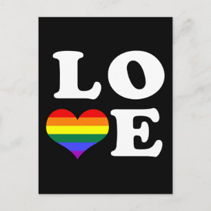 Love Rainbow Pride Briefkaart