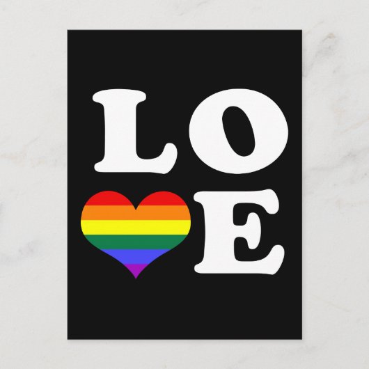 Love Rainbow Pride Briefkaart (Voorkant)