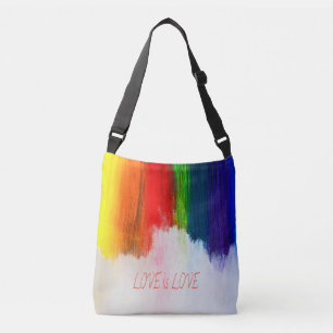 Love Rainbow Pride LBGQT Crossbody Tas