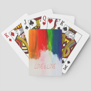 Love Rainbow Pride LBGQT Pokerkaarten