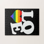 Love Rainbow Pride Legpuzzel (Horizontaal)