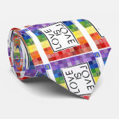 Love Rainbow Stropdas [wd] groom of bride (Opgerold)