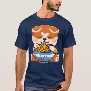 Love Ramen Dog Chiba Inu Japanse Noodles Kawaii A T-shirt