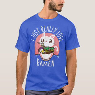 Love Ramen Japans Noodles Shirt Kawaii Anime Cat