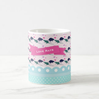 Love Rats Polka Dot Koffiemok