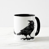 Love Raven Bird So Much Fun Quote Saying Mug Mok (Voorkant rechts)
