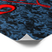 Love Red Heart Poster (Hoek)