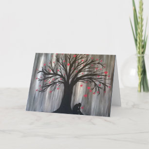 Love Reigns Down Sympathy Card Kaart