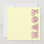 Love Retro Faire-part de mariage (Dos)
