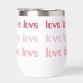 Love Retro Typographie rose et rouge (Droite)