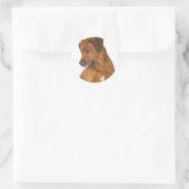 Love Rhodesian Ridgeback Chien Chien Stickers (Sac)