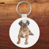 Love Rhodesian Ridgeback Puppy Dog Sleutelhanger (Voorkant)