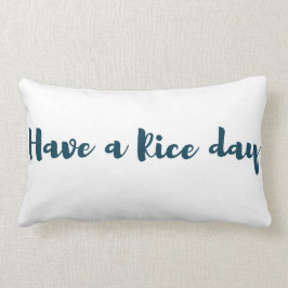 Love Rice Lake lumbar pillow Kussen