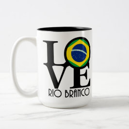 LOVE Rio Branco 15oz Tweekleurige Koffiemok