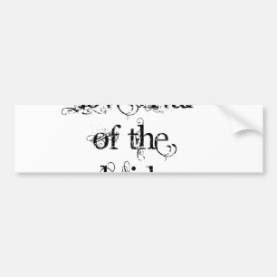 Love Rival of the Bride Bumpersticker