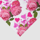 Love Roink Floral Pattern Tissuepapier (Detail)