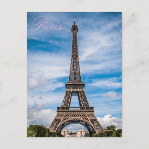 Love & Romance City of Paris Eiffel Tower France Briefkaart