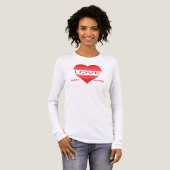 Love & Romance Concept Design with Heart Elements Tri-Blend Shirt (Voorkant)