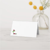 LOVE - Romantisch handgeschilderd Roos Place Card (Achterkant)