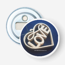 LOVE Ronde flesopener