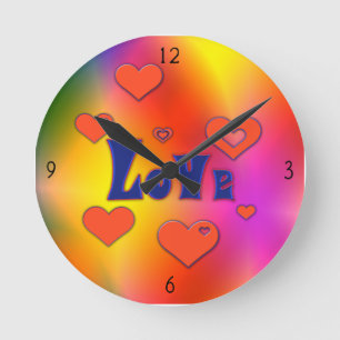 Love ronde klok