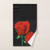 Love Rose Bathroom Towel Set (Serviette à main)